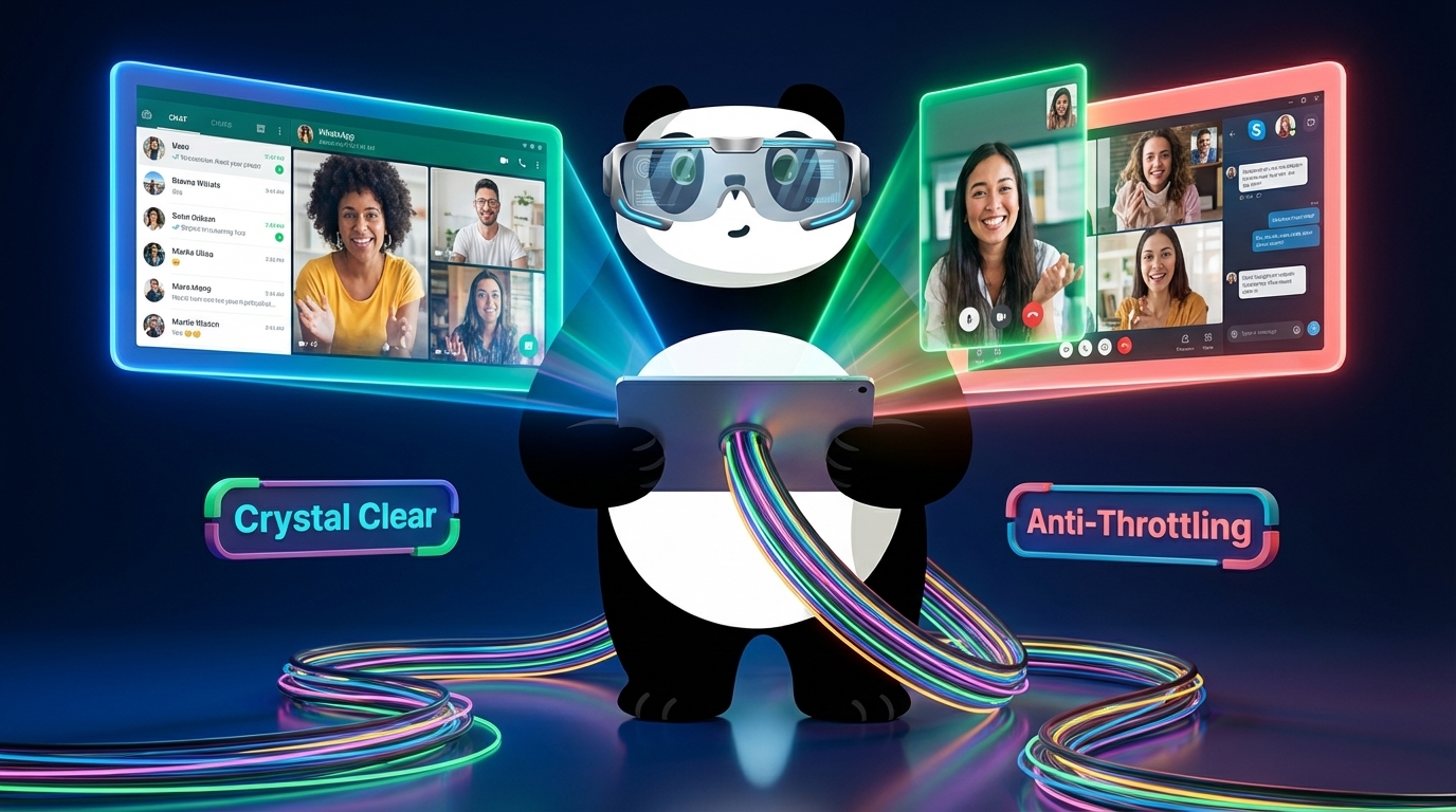 Crystal Clear Conversations: Why PandaVPN is the Ultimate Choice for WhatsApp and VoIP